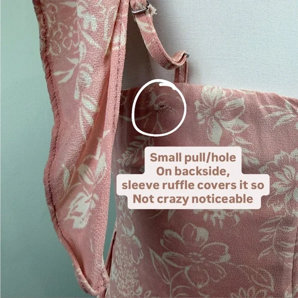 Reformation Asymmetrical Pink Floral Adora Dress size 4, Romantic - Picture 11 of 12